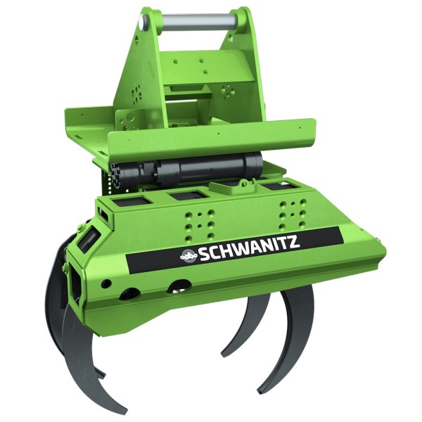 SCHWANITZ Felling Grapple 500-B for excavators 8-12 t with slewing drive and saw box