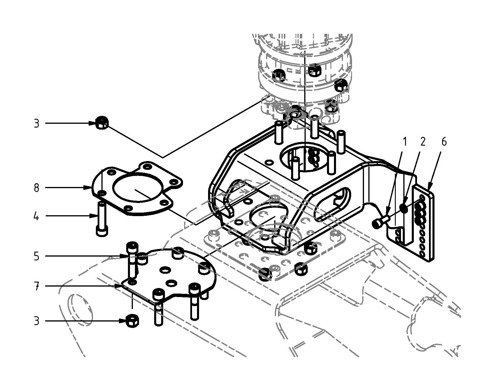 rotator mounting kit