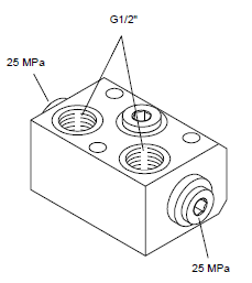 Pressure relief valve (Slewing system)