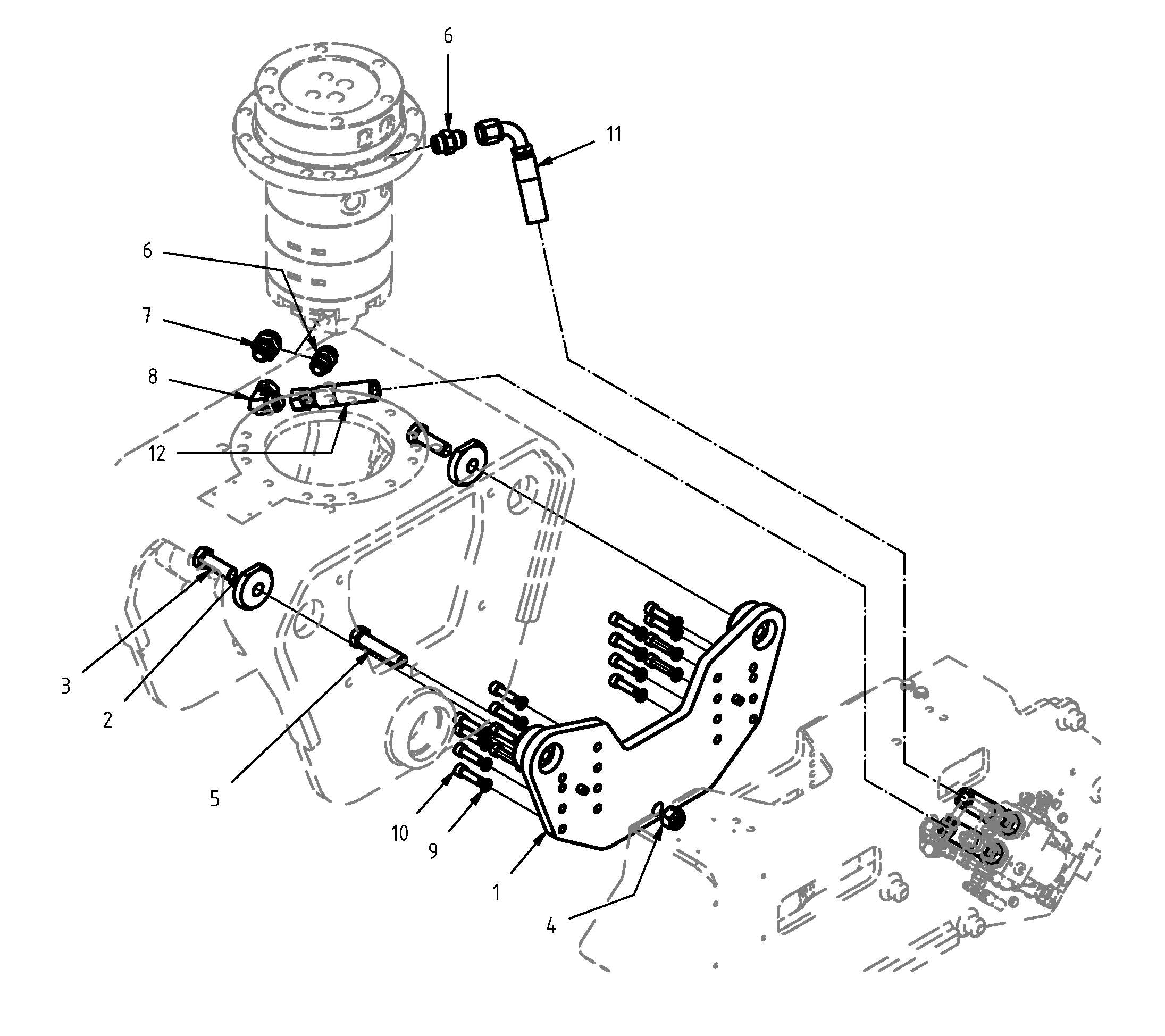 Kit de montage rotateur IR12
