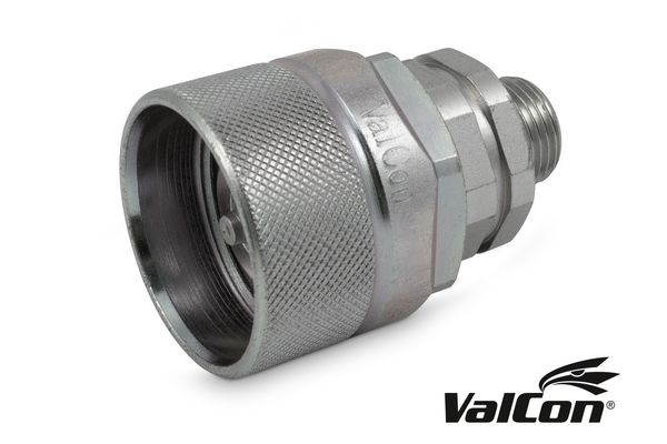 Valcon screw coupling series VC-HDS3 plug, BG3, CE external thread DN 12, size 08, inch 1/2, connection