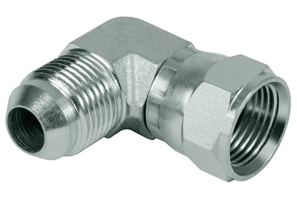 Elbow connector 90° JIC 37° flare connection 7/8 SAE 070221, MS51521