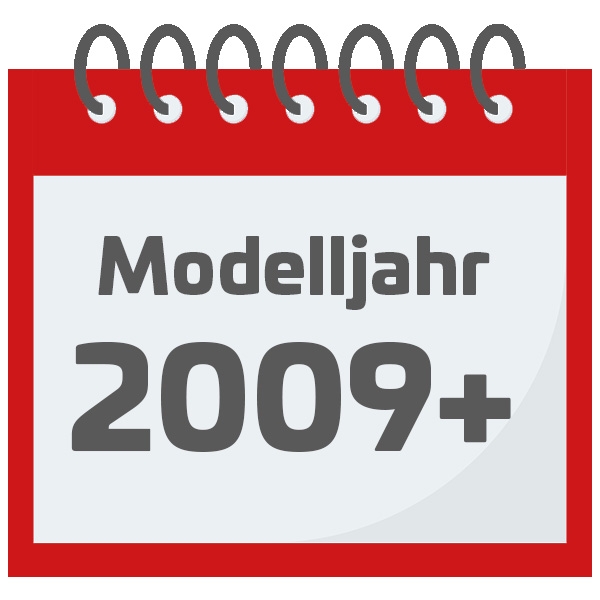 Model year 2009+