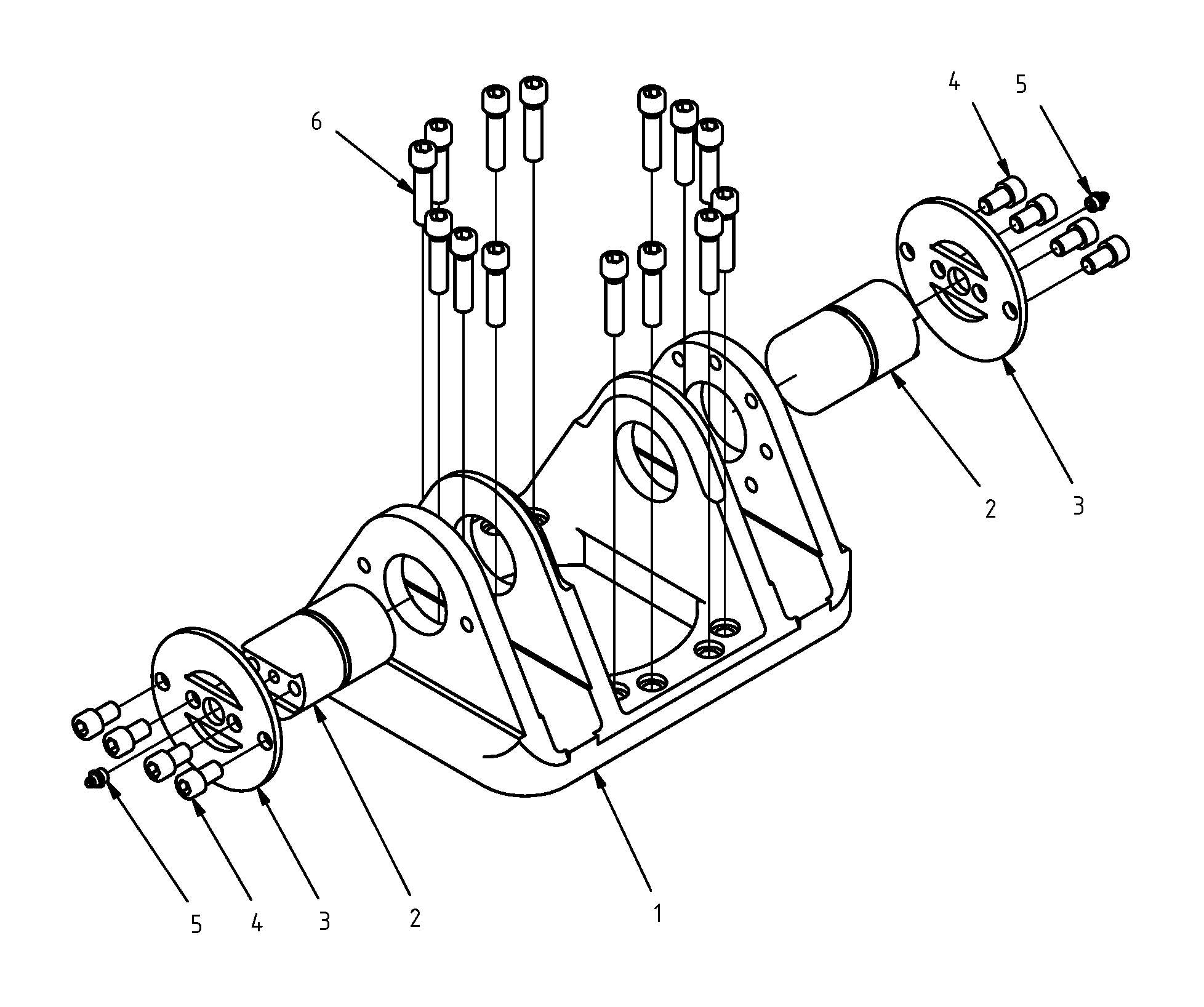Pendulum joint mount link