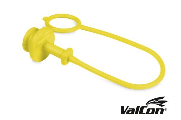Protection contre la poussière Valcon pour raccords enfichables série ST3, BG 3 DN 12, taille 08, pouce 1/2, jaune, plastique