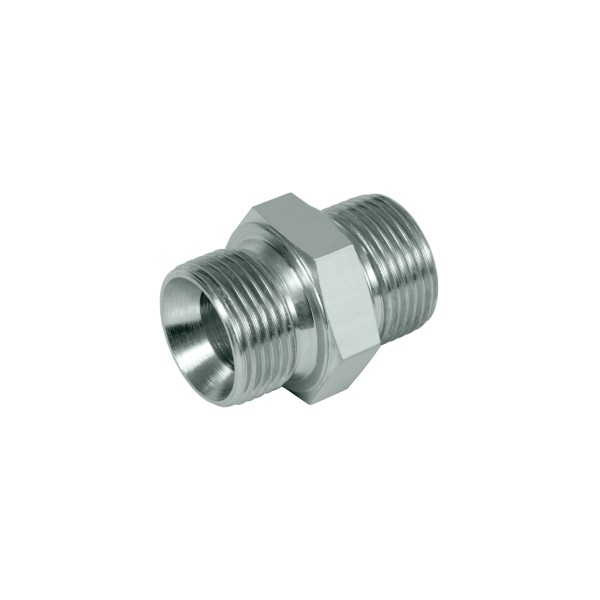 Straight nozzle BSPP 60° connection G3/8 x G3/8 ISO8434-10, 6-HMK4-S