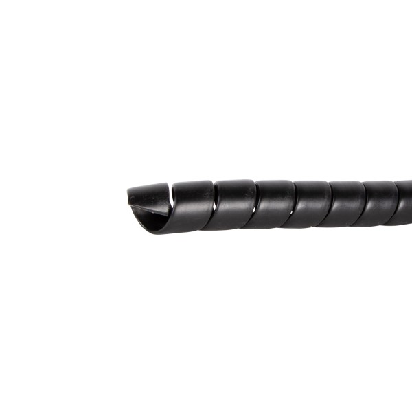 Spirale de protection de tuyau HAVEL diamètre 25 mm, longueur 1 m Couleur : noir
