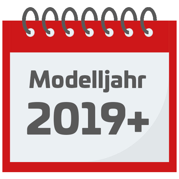 Model year 2019+
