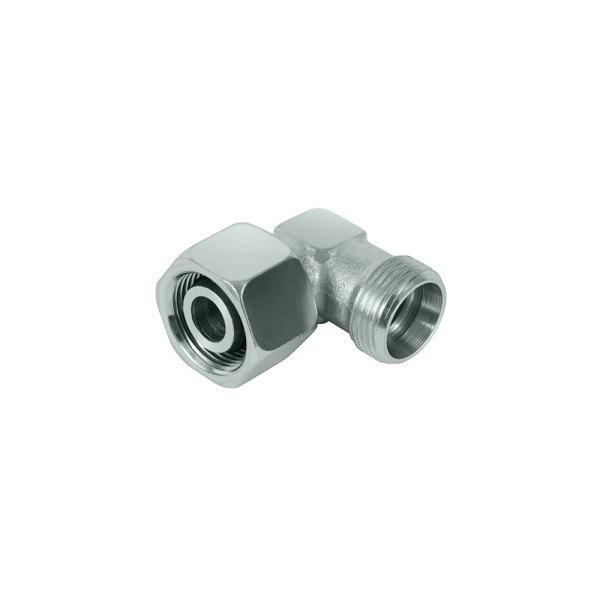Elbow connector 90° 15L, with sealing cone and O-ring, metric M22x1.5
